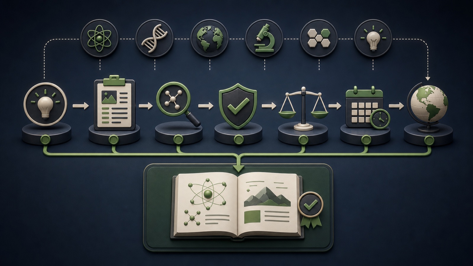 Social content moves from brief and draft through fact, brand, legal, and final publication approval gates